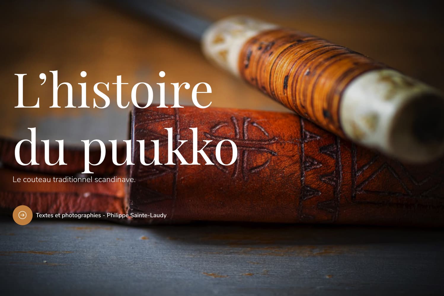 EmpireCostume - Couteau scandinave puukko à lame en wootz ou en