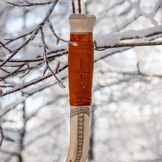 Puukko demi bois de renne Anders Vikström