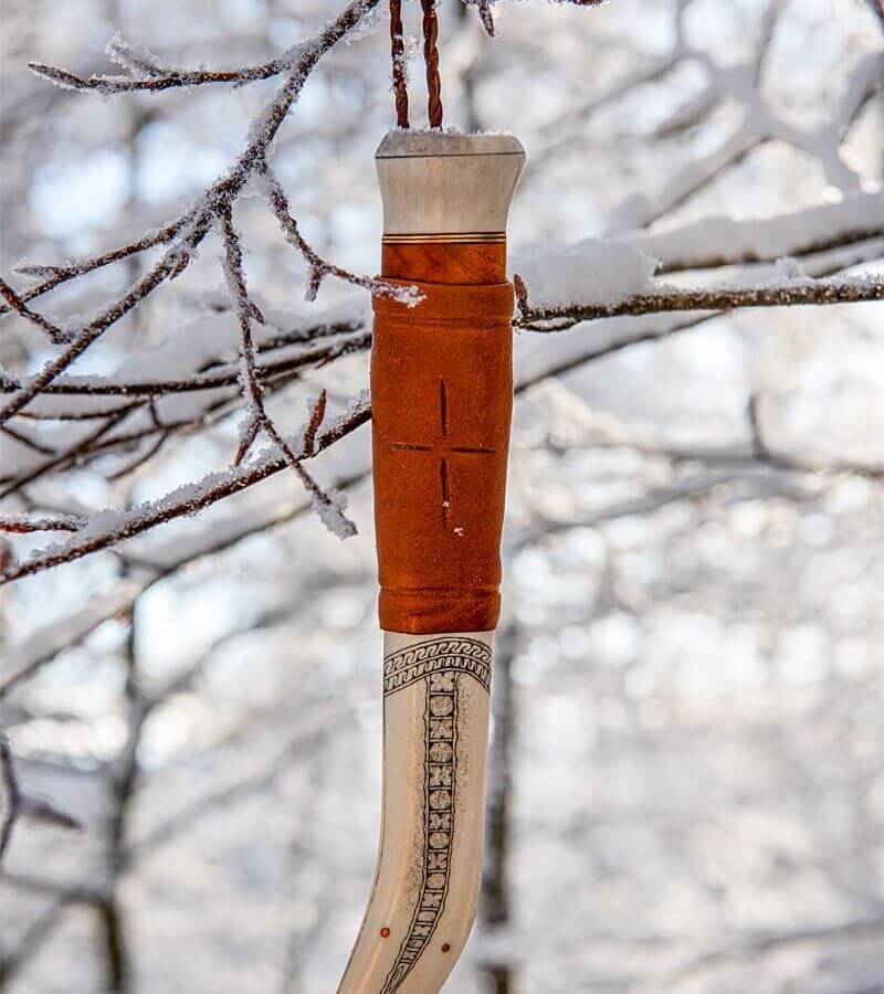 Puukko demi bois de renne Anders Vikström