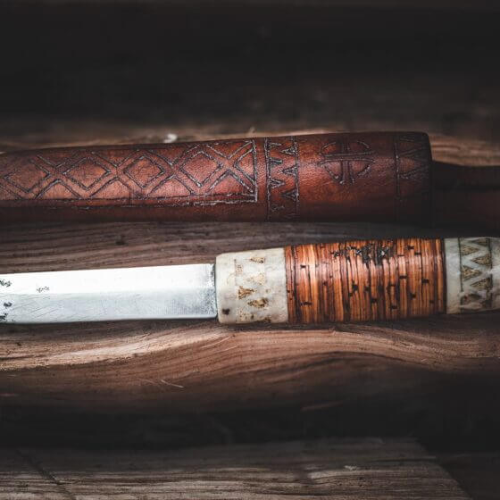 Vieux puukko Suédois