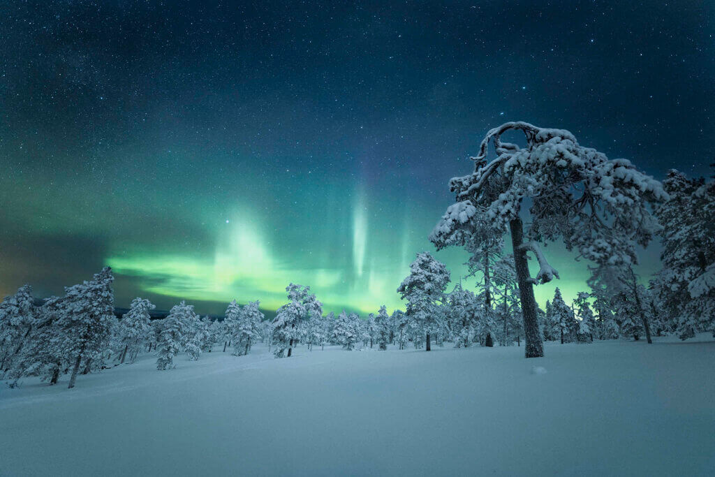 Aurore boréale Finlandaise