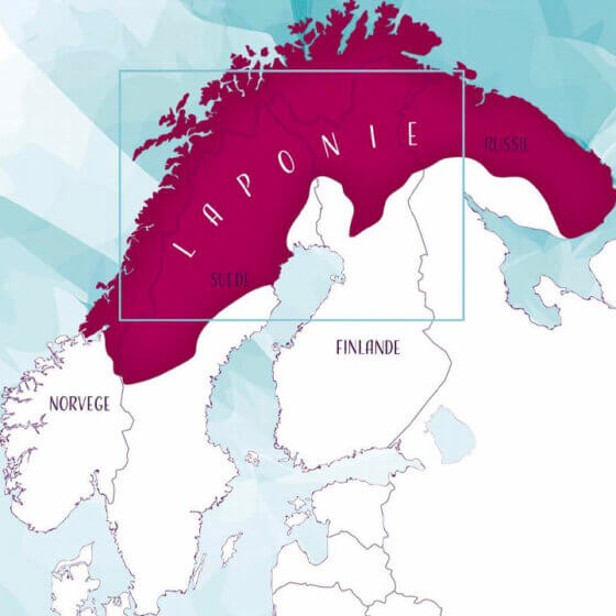 Carte de la Laponie