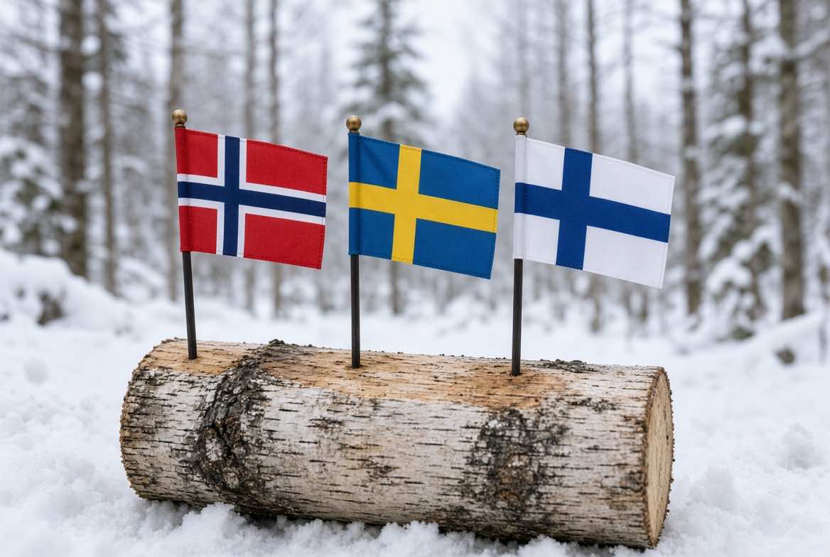 Comparatif puukkos entre la Norvège, la Suède et la Finlande