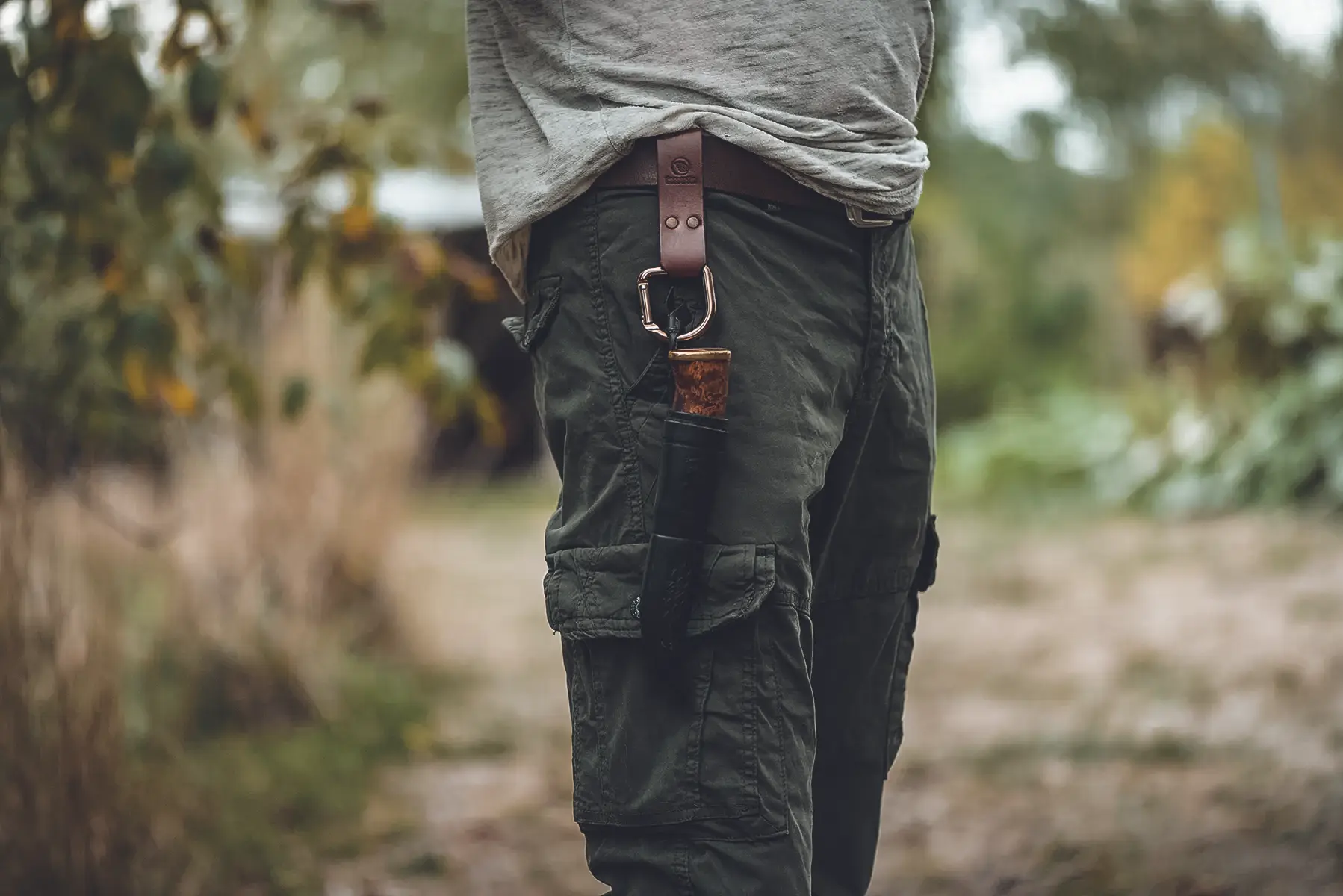 Puukko à la ceinture